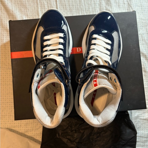 Prada Vernice bike high top worn once - Picture 5 of 6
